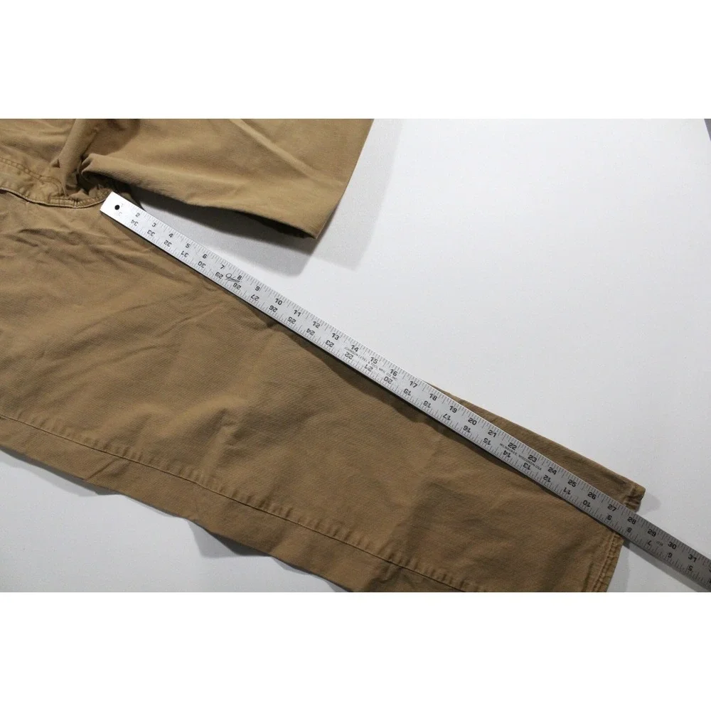 Levis 505 Pants Mens 40x28 (Tag 40x30) Brown Straight Leg Regular Fit Denim Jean